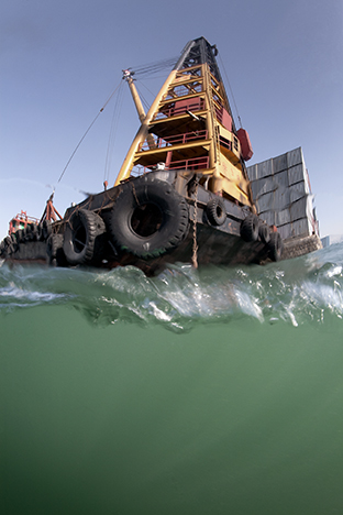 Kowloon. From a Boat in Victoria Harbour, 2009